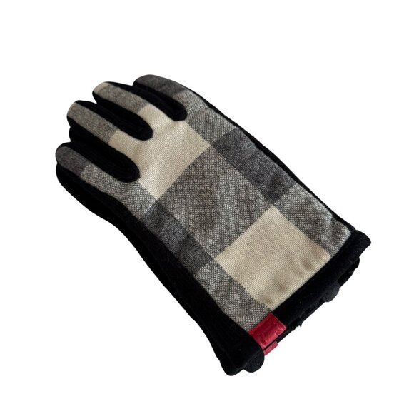 Woolrich Plaid 100% Wool Gloves - Picture 4 of 6